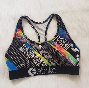 Ethika Grid Work Womens Sports Bra